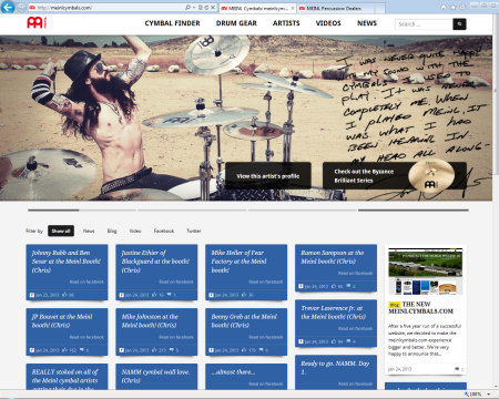 Meinl cymbals newwebsite2013