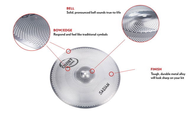 Sabian Quiet Tone Practice cymbals 3